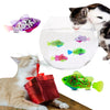 Interactieve LED Vis Speeltjes voor Katten | Elektrisch Zwemmende Speelvissen