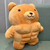 Grand Coussin en Peluche Ours Musclé | Jouet en Peluche Animal pour Cadeaux King of Toys