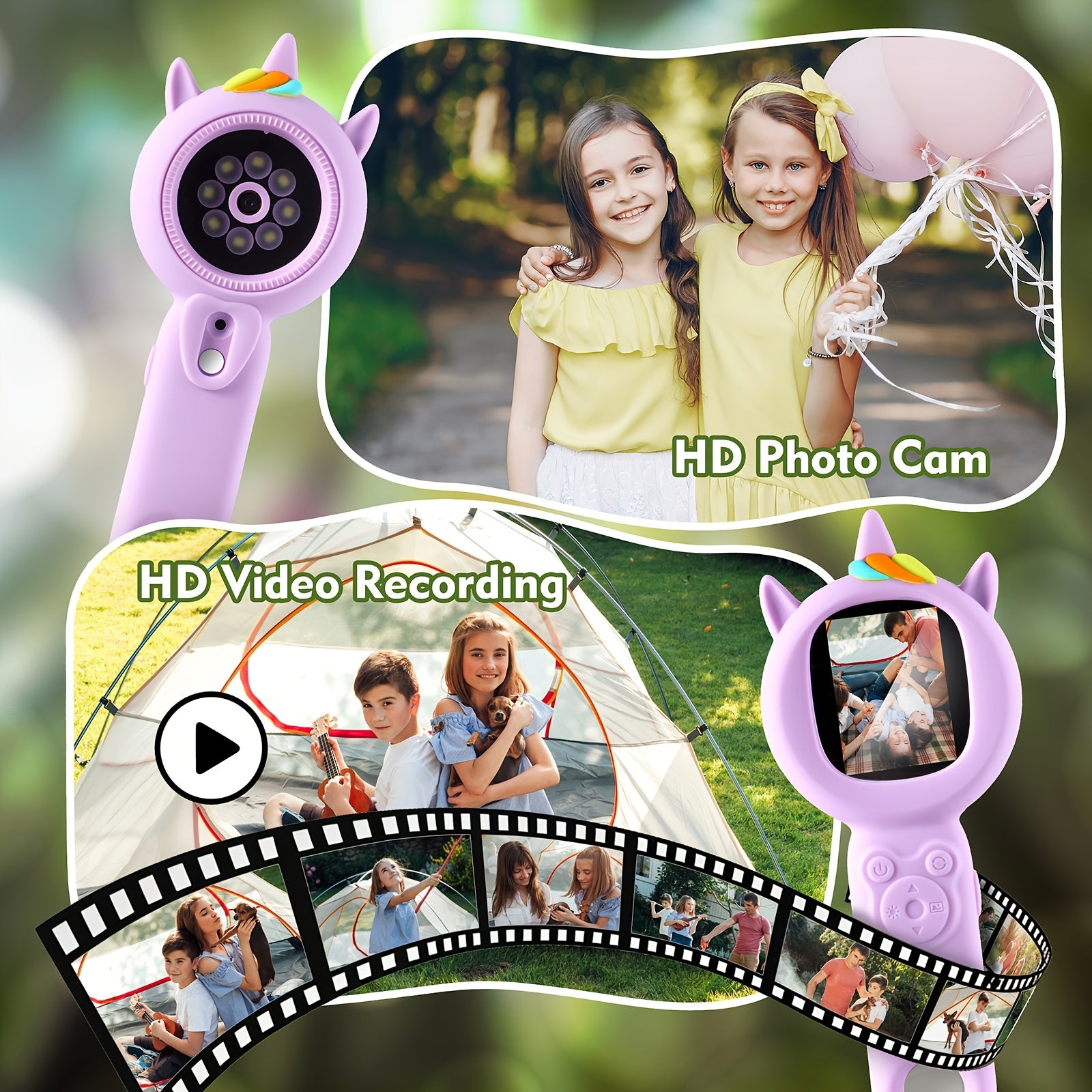 Microscope Numérique Portable pour Enfants 3-12 Ans Garçons Filles - Caméra HD avec Grossissement 500x et Carte SD 32Go Incluse - Jouet Scientifique Éducatif Cadeau Anniversaire Noël