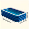 [Piscine Gonflable XL] Grande Piscine Gonflable Bleue avec Balles Bobo | PVC Résistant, Pliable & Portable pour Jardin, Pelouse, Terrasse – Parfait pour Réunions d'Été en Famille