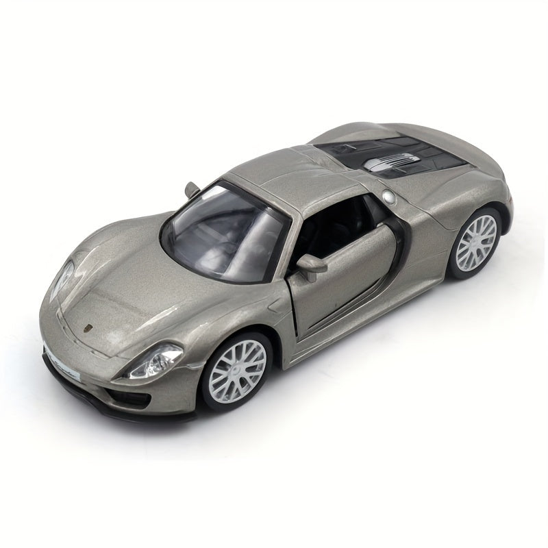 Voiture Sport Porsche 918 Spyder 1:36, Jouet pour Enfants, Cadeau Anniversaire King of Toys