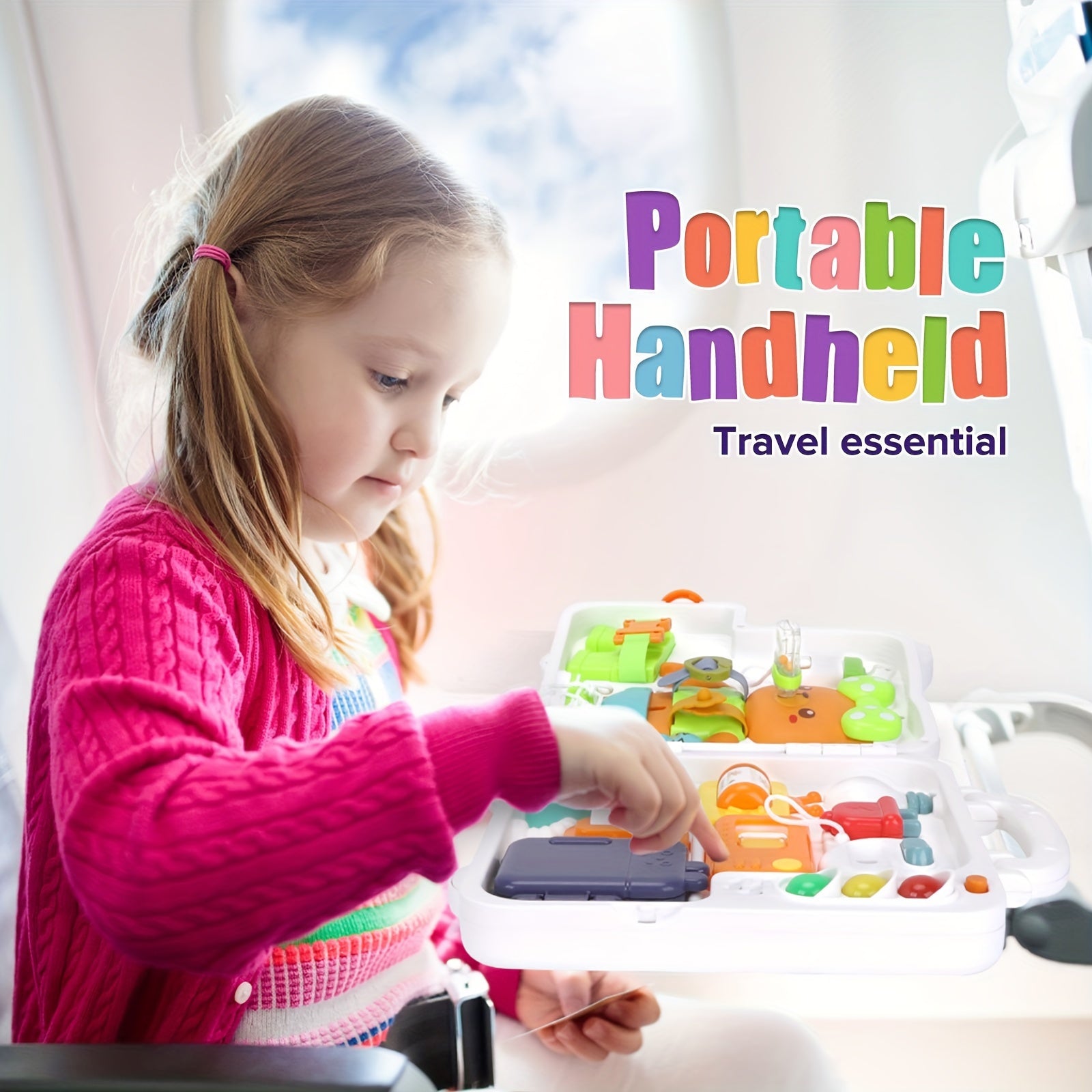 Tableau d’Activités Interactif pour Enfants - Jouet Éducatif pour 1-3 Ans, Cadeau de Noël & Anniversaire, Fonctionne avec Piles (AA), Vert King of Toys