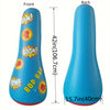 Sac de Frappe Gonflable pour Ados & Adultes – Jouet Sportif en Plastique pour Décompresser & S’Amuser