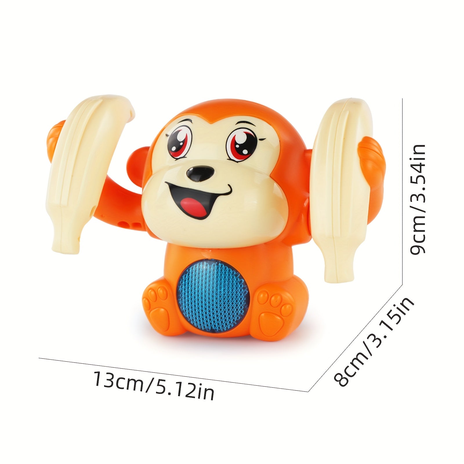 Singe Interactif Lumineux – Jouet Marchant avec Tête Mobile | Cadeau Ludique pour Enfants et Bébés