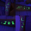 24 Feuilles de Tatouages Temporaires Lumineux de Dinosaures, Brillent dans le Noir, Parfaits pour Fêtes, Anniversaires, Halloween, et Décorations de Jungle King of Toys