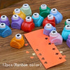 12 Mini Perforatrices DIY – Set Créatif pour Scrapbooking, Journaling, Cartes & Déco – Idéal Adultes et Ados