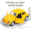 Voiture Classique en Alliage avec Portes Ouvrantes, Cadeau Halloween King of Toys