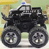 Véhicule tout-terrain de police à quatre roues l Monster Truck & Car King of Toys