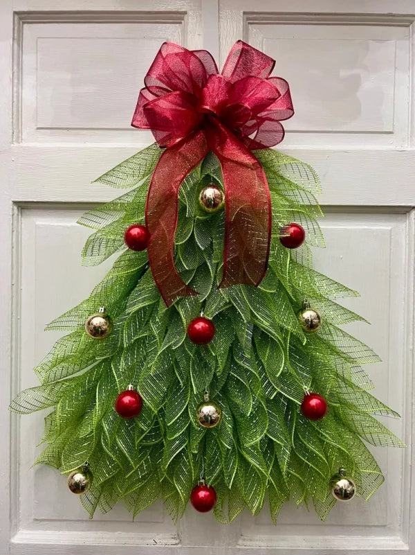 Couronne de Noël | Décoration Faite à la Main avec Lumière Chaude pour Usage Extérieur ou Intérieur King of Toys