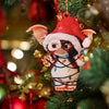 Charming Acrylic Elf Christmas Tree Ornament  l Holiday & Christmas Decorations King of Toys