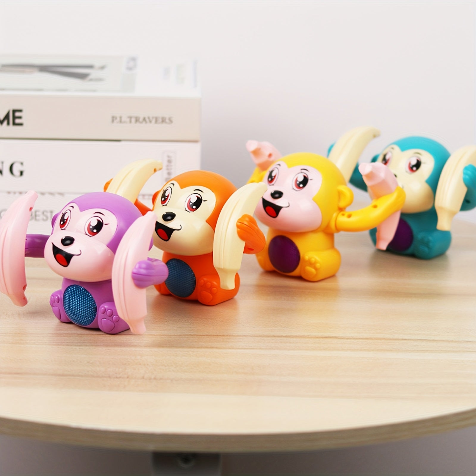 Singe Interactif Lumineux – Jouet Marchant avec Tête Mobile | Cadeau Ludique pour Enfants et Bébés