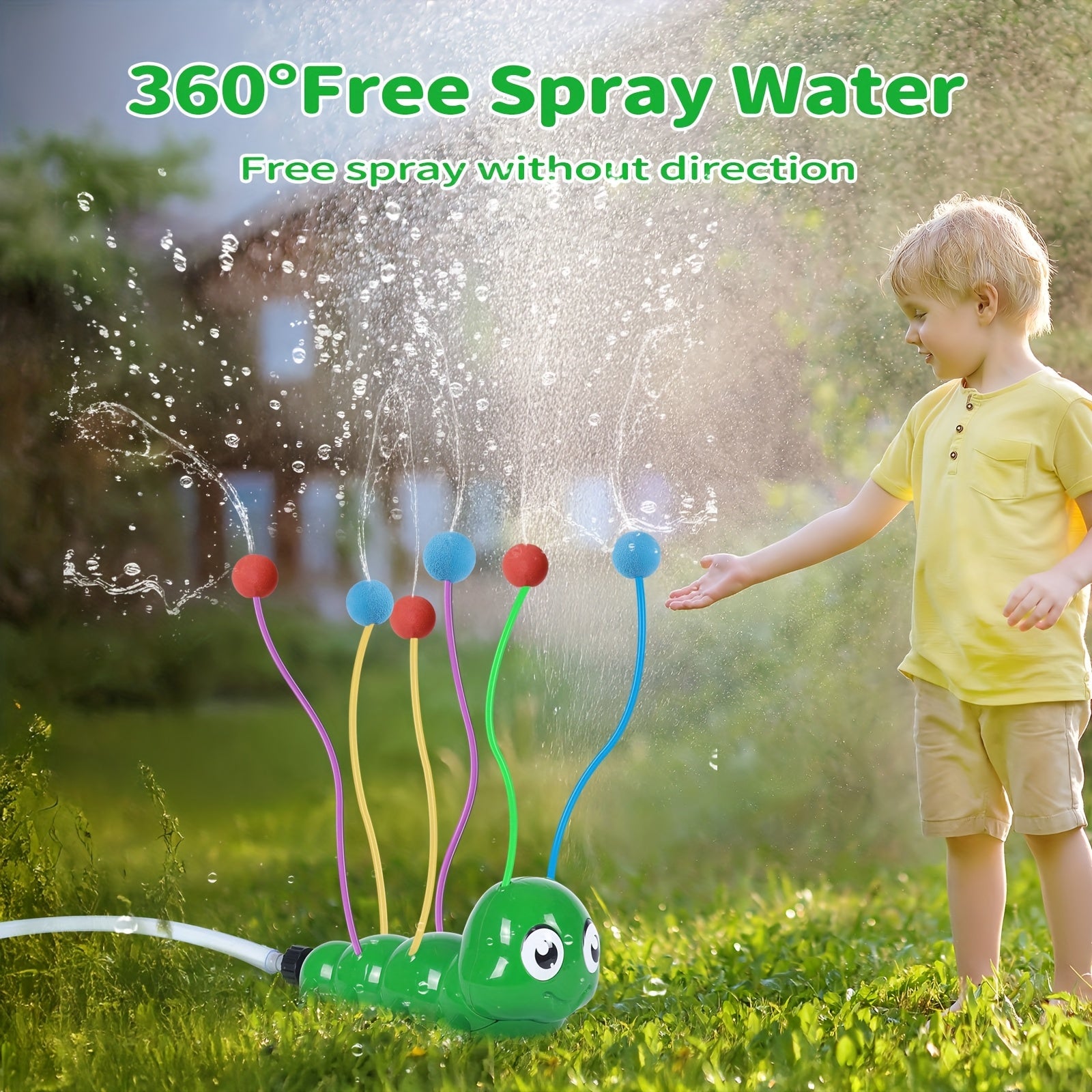 Arroseur Mignon pour Enfants avec 6 Bras Oscillants & Personnages Animaliers Interactifs – Jouet d’Eau avec Lanceur de Balles pour Filles et Garçons de 3 à 8 Ans | Parfait pour le Jardin et les Fêtes d’Été
