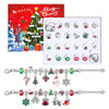 Kit Calendrier de l'Avent DIY Bracelet à Charms de Noël | Compte à Rebours 24 Jours avec Ensemble de Perles et Charms de Fêtes King of Toys