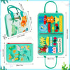 Sac de Jouets Busy Board Vert | Jouets Montessori dès 2 Ans | Améliore les Compétences Motrices à 30% Speelgoed Koning