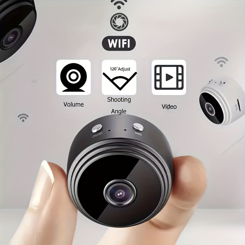 Caméra Intelligente Sans Fil avec Visualisation à Distance | 480P HD Batterie Rechargeable/Alimentation USB, Idéal pour les Cadeaux King of Toys