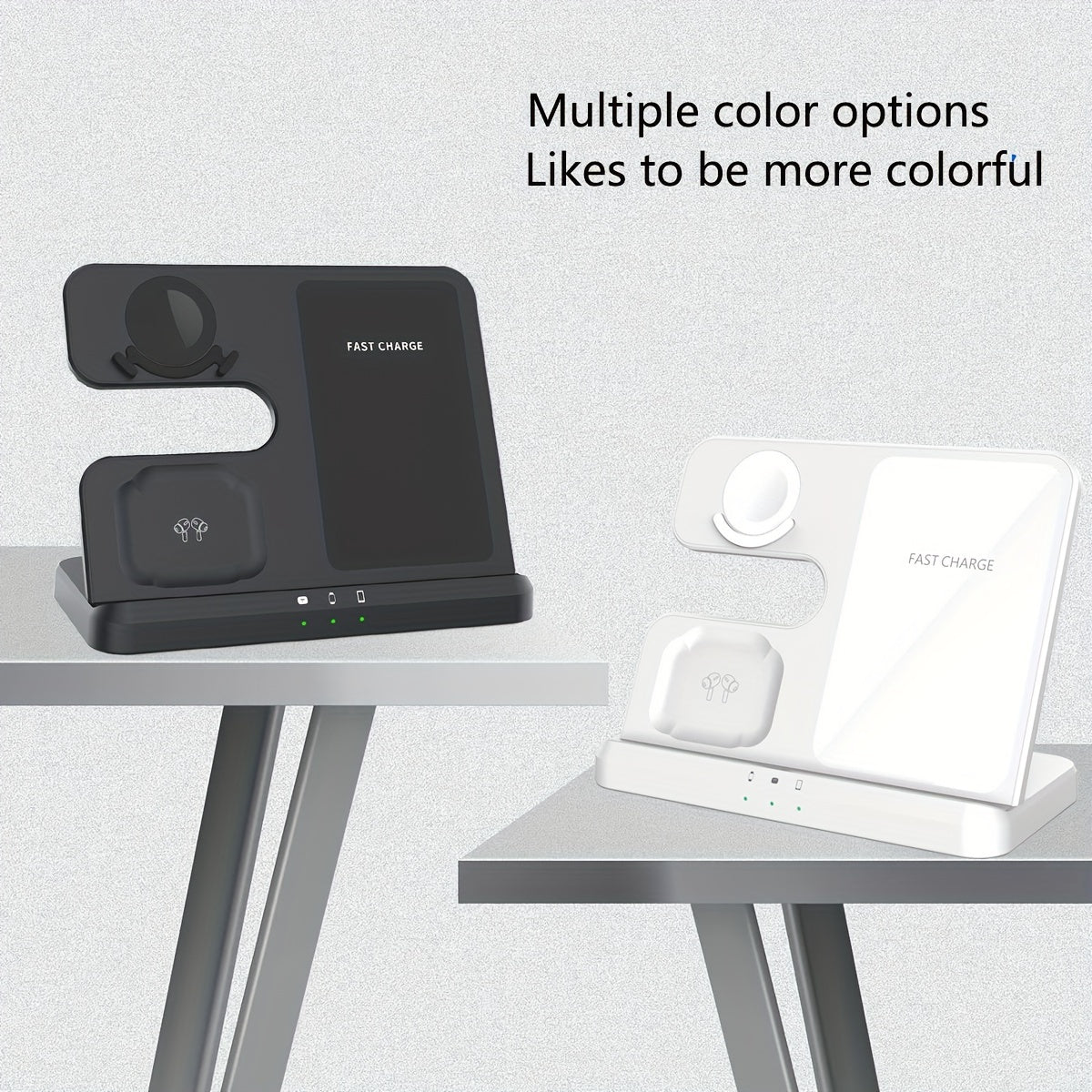 Station de Charge Sans Fil Triple | Pad de Charge Rapide 3-en-1 pour Android et iPhone King of Toys