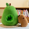 Capybara en Peluche Avocat | Peluche Capibara Adorable | Jouet Doux avec Oreiller Cadeau King of Toys