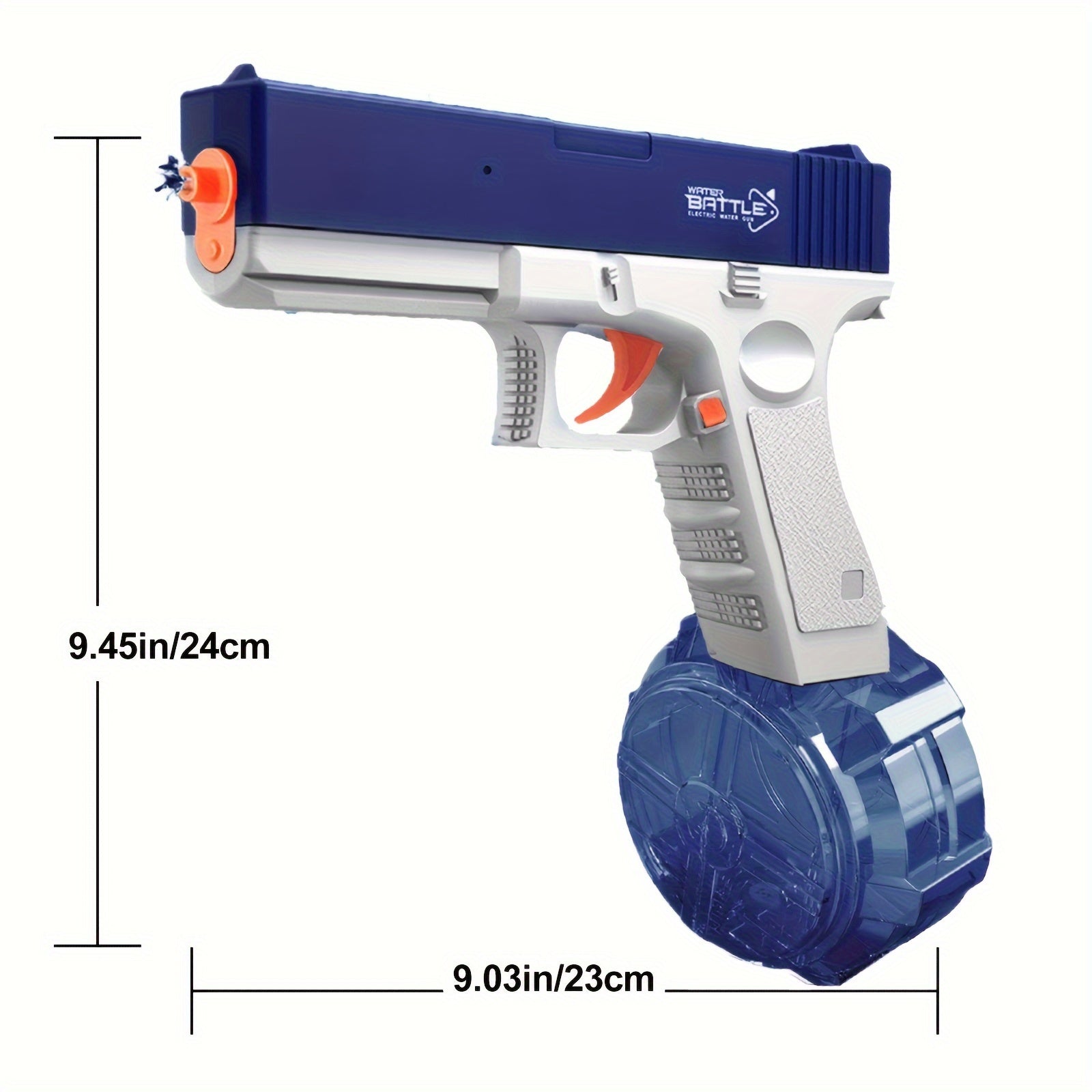 Pistolet à Eau Électrique | Rechargeable avec Grand Réservoir, Jouet d'Eau pour Enfants King of Toys