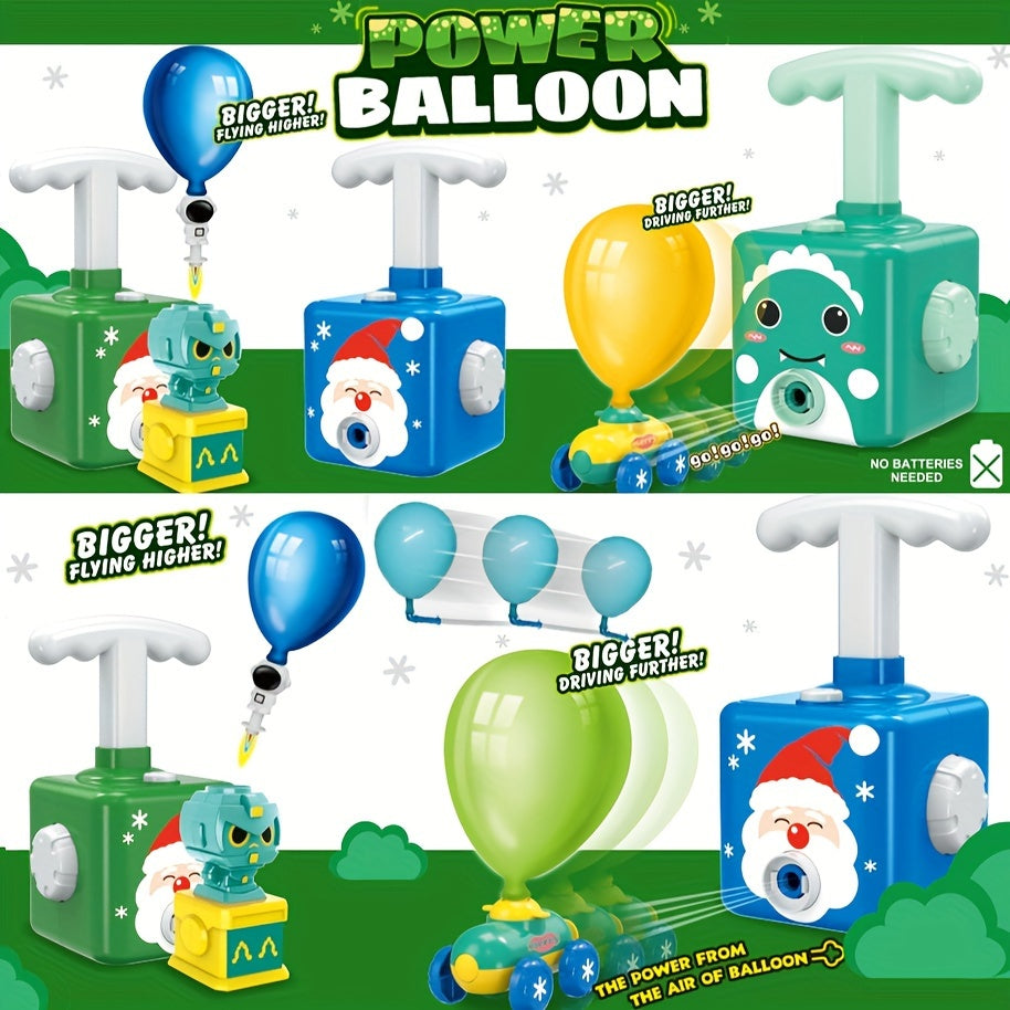 Jouet Ballon Aérodynamique avec Lanceur Manuel | Puzzle Éducatif pour Enfants | Cadeau Idéal Noël & Thanksgiving King of Toys