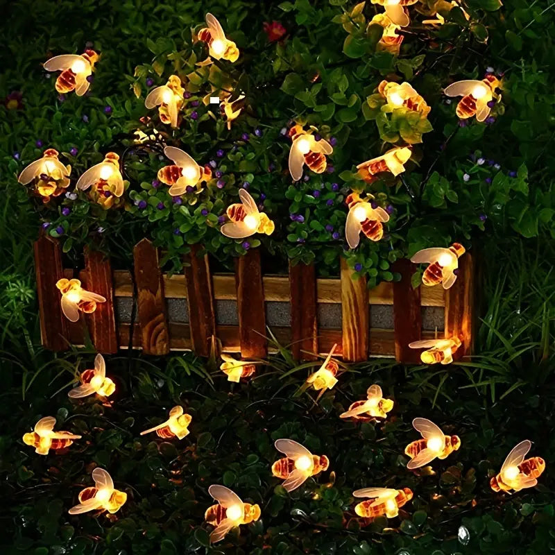 HONEYBEE l Solar LED Cord Honeybee 20 LEDS l 5 Meter Speelgoed Koning
