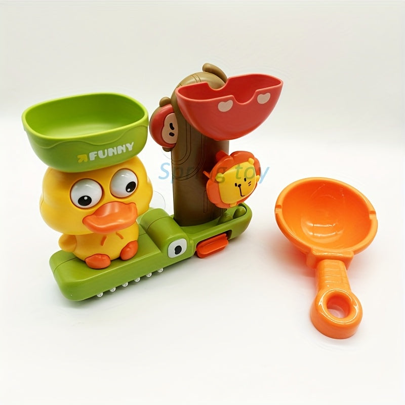 Jouet de Bain Canard Interactif | Ventouse, Rotation & Jets d’Eau King of Toys