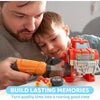 3 Pack Jouets dinosaures à démonter avec perceuse électrique | Jouets de construction transformables, interrupteur bidirectionnel, voitures jouets pour les garçons de plus de 3 ans