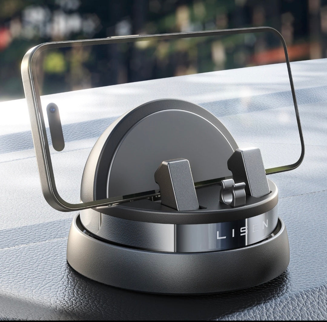 Support de Téléphone Rotatif à 360° pour Tableau de Bord | Support de Téléphone pour Voiture avec Design à Ressort Réglable et Silicone Antidérapant Compatible avec iPhone et Android King of Toys