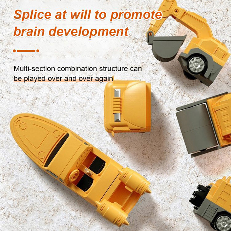 Jouet Transformateur Magnétique Voiture Assemblé | Développement Cognitif Jouet Véhicule pour Enfants 1 , 2 , 3+ Ans