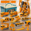 Jouet Transformateur Magnétique Voiture Assemblé | Développement Cognitif Jouet Véhicule pour Enfants 1 , 2 , 3+ Ans