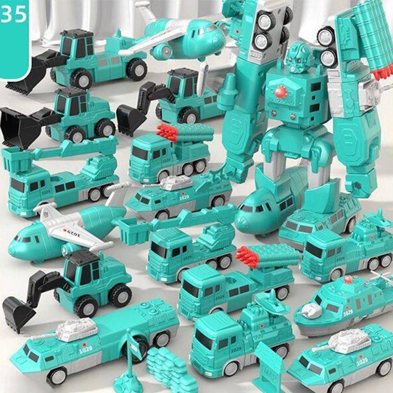 Jouet Transformateur Magnétique Voiture Assemblé | Développement Cognitif Jouet Véhicule pour Enfants 1 , 2 , 3+ Ans