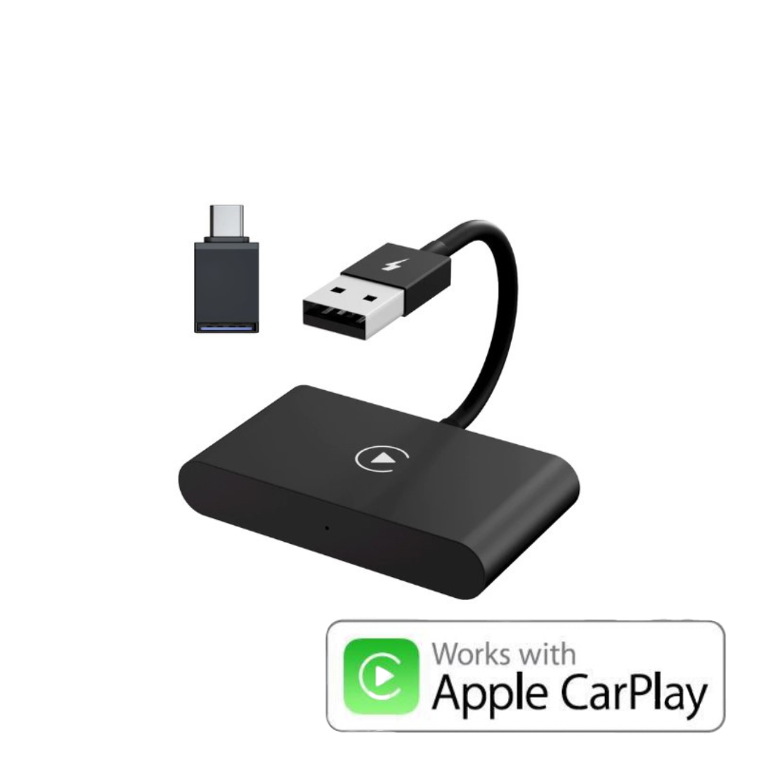 Adaptateur CarPlay Sans Fil 2 en 1 | Lecteur de Voiture Android & iPhone | Streaming Youtube & Netflix King of Toys