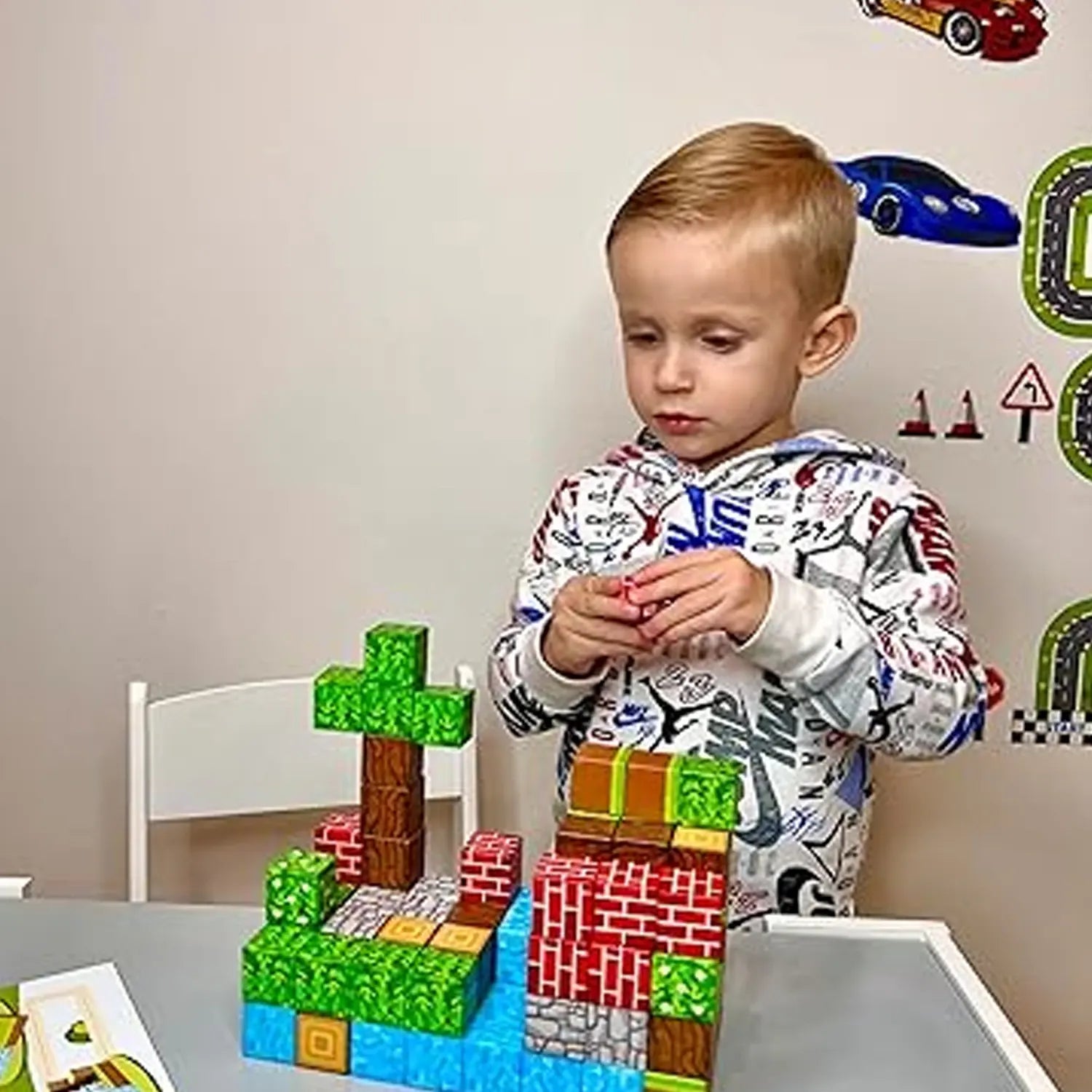 Blocs de Construction Magnétiques Éducatifs